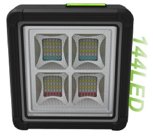 Proiector 144 LED Solar cu Baterie GD-2206A 4 Moduri de Iluminare 100W